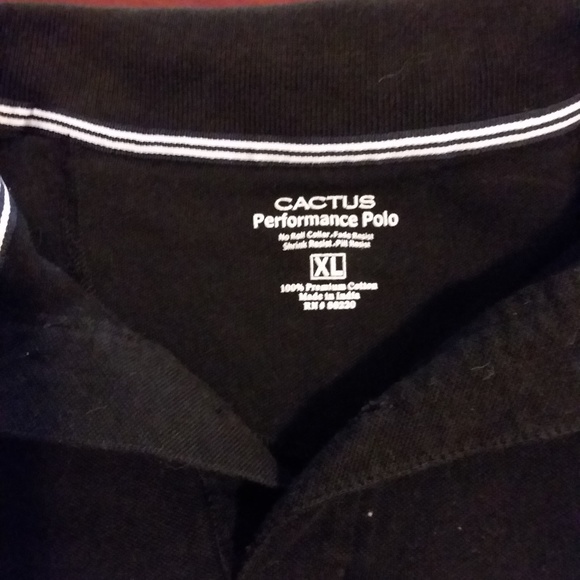 xl  mens  SHORT SLEEVE Cactus Performance POLO - Picture 2 of 2